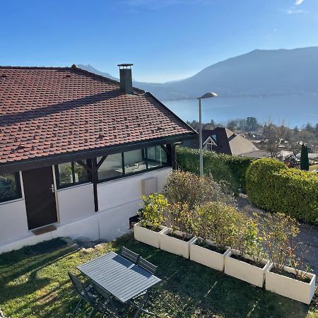 Maisonnette Vue Panoramique Lac D'Annecy Veyrier-du-Lac Bagian luar foto