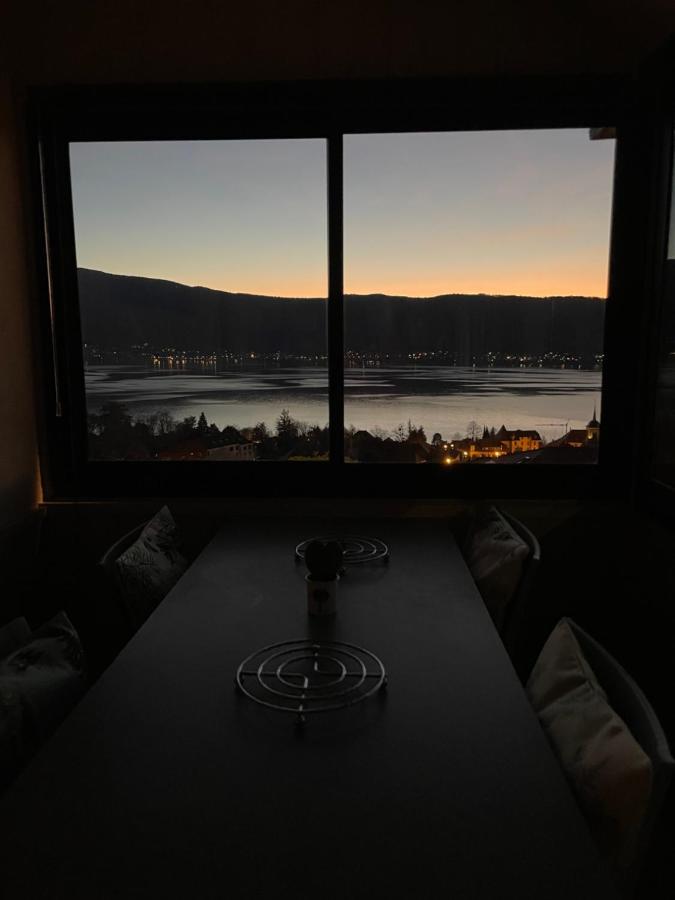 Maisonnette Vue Panoramique Lac D'Annecy Veyrier-du-Lac Bagian luar foto